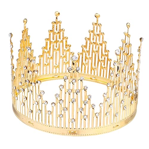 BESTYASH Cake Topper Krone Tortenaufsatz Goldfarben Kristallklarer Kronen Design für Geburtstagsfeier Hochzeit Party Festliche Tortendeko Schmuck BESTYASH Cake Topper Krone Tortenaufsatz Goldfarben Kristallklarer Kronen Design für Geburtstagsfeier Hochzeit Party Festliche Tortendeko Schmuck von BESTYASH