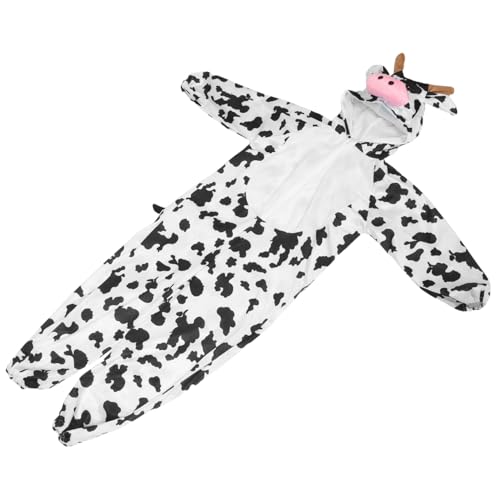 BESTYASH Cow Cosplay Kostüm Animal Halloween Kids Onesie Kostümparty Cosplay -outfit Für Halloween Animal Party Und Karneval von BESTYASH