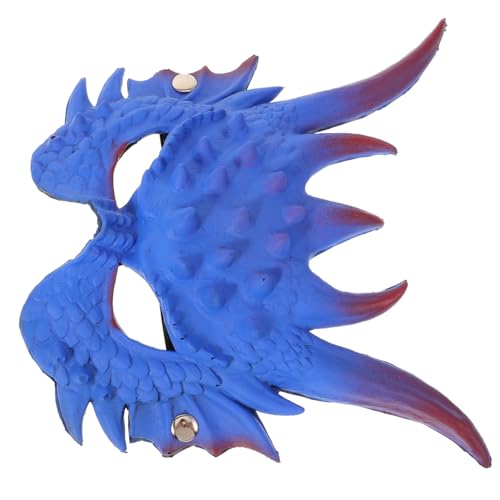 BESTYASH Drachenmaske Karnevalsmaske Karneval-hälfte Maskerade-party-maske Drachen-cosplay-kostüm Tierische Halbmaske Partymaske Drachenkostüm Dino-maske Fräulein Abschlussball Pu Venedig von BESTYASH