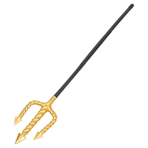 BESTYASH Dreifachgabel Performance Requisiten Dekoratives Dreizack Halloween Dreizack Requisite Dreizack Kostümzubehör Goldendoodle Ornament Dekorative Dreizack Imitation Aus von BESTYASH
