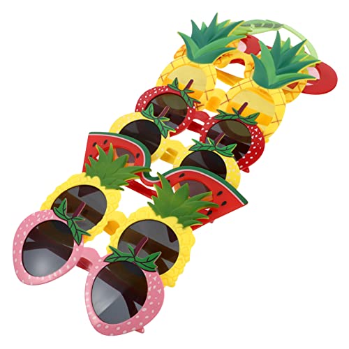BESTYASH Entzückende Sonnenbrillen Für Jungen Und Mädchen 8 Stück Festival-party-requisiten Fruchtform Brillen Für Foto-requisiten Und Dekoration von BESTYASH