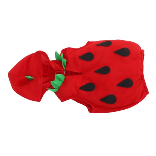 BESTYASH Erdbeer Kostüm für Kleinkinder Hübsches Halloween Outfit für Mädchen mit Hut für Karneval und Rollenspiele Jahre Rot BESTYASH Erdbeer Kostüm für Kleinkinder Hübsches Halloween Outfit für Mädchen mit Hut für Karneval und Rollenspiele Jahre Rot von BESTYASH