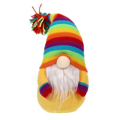 BESTYASH Farbenfrohe Gnom Puppe aus Große Gelbe Faceless Dekofigur Skandinavischer Tomte Stil Langlebige Heimdekoration für Schreibtisch und Bücherregal Sommerliche Wohnraumgestaltung BESTYASH Farbenfrohe Gnom Puppe aus Große Gelbe Faceless Dekofigur Skandinavischer Tomte Stil Langlebige Heimdekoration für Schreibtisch und Bücherregal Sommerliche Wohnraumgestaltung von BESTYASH