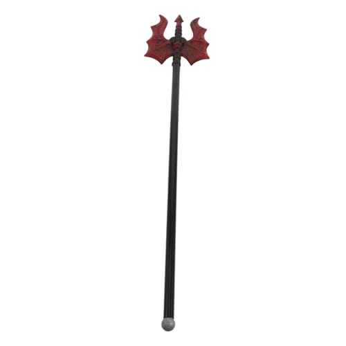 BESTYASH Flammen-dreizack- Blutige Halloween-Dekoration Mistgabel Kostüm Dreizack-stütze Heugabel-stütze Dreizackkostüm Halloween-körperteile Requisiten Halloween-Mitarbeiter Plastik von BESTYASH