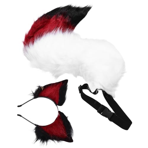 BESTYASH Fuchs Cosplay Ohren Haarreif und Plüsch Tierkostüm Accessoires Realistisches Fuchsohr Headband für Rollenspiele und Karneval BESTYASH Fuchs Cosplay Ohren Haarreif und Plüsch Tierkostüm Accessoires Realistisches Fuchsohr Headband für Rollenspiele und Karneval von BESTYASH