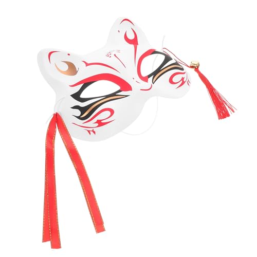 BESTYASH Fuchs Maske Halloween-kostüm Selber Machen Wolfsmaske Halbmasken-cosplay Japanische Katzenmaske Süße Maske Mardi Gras Mask Kawaii-maske Katzenmaskendekoration Tiermasken Plastik BESTYASH Fuchs Maske Halloween-kostüm Selber Machen Wolfsmaske Halbmasken-cosplay Japanische Katzenmaske Süße Maske Mardi Gras Mask Kawaii-maske Katzenmaskendekoration Tiermasken Plastik von BESTYASH