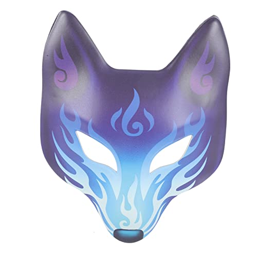 BESTYASH Fuchs Maske halloween costume halloween kleidung streudekor halloween Verkleidungsmaske Maskenmode Karneval dekorative Fuchsmaske Gesicht dekorative Tiermaske Festivalmaske Pu von BESTYASH