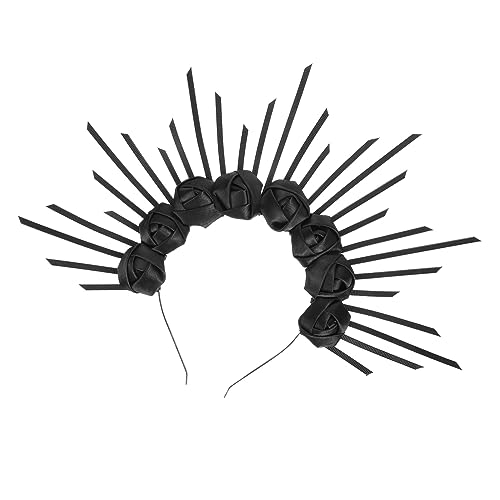 BESTYASH Göttin Krone Haarreif für Stirnband für Hochzeiten und Halloween Verstellbar Leicht Auffälliges Kopfschmuck Accessoire für Cosplay Themenpartys BESTYASH Göttin Krone Haarreif für Stirnband für Hochzeiten und Halloween Verstellbar Leicht Auffälliges Kopfschmuck Accessoire für Cosplay Themenpartys von BESTYASH