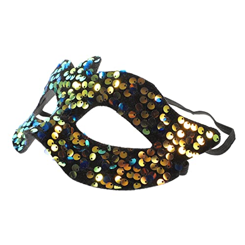 BESTYASH Goldene Mardi Gras Masquerade Maske mit Pailletten Halbe Gesichtsbedeckung Leicht und Formstabil für Karneval Maskenball und Party Einzigartiges Design zur Betonung der Augen BESTYASH Goldene Mardi Gras Masquerade Maske mit Pailletten Halbe Gesichtsbedeckung Leicht und Formstabil für Karneval Maskenball und Party Einzigartiges Design zur Betonung der Augen von BESTYASH