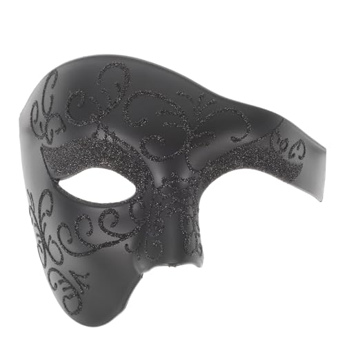 BESTYASH Halbe Gesichtsmaske Maskerade Maske Geburtstagsdekoration Vintage Maske Ball Party Maske Halloween Maske Halloween Gesichtsmaske Kreative Halbmaske Herren von BESTYASH