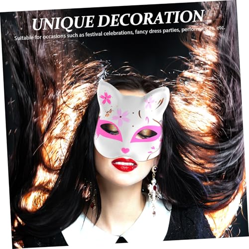 BESTYASH Halbgesichts Maske Katzen und Fuchsdesign Leichte Party Maske in Farbverlauf für Halloween Karneval Rollenspiel und Festivaleinsatz BESTYASH Halbgesichts Maske Katzen und Fuchsdesign Leichte Party Maske in Farbverlauf für Halloween Karneval Rollenspiel und Festivaleinsatz von BESTYASH