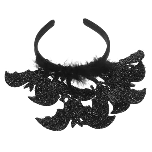 BESTYASH Halloween Fledermaus Haarreif für Erwachsene Leichtes Bequemes Halloween Kostüm Accessoire Vielseitiger Stirnband für Karneval Cosplay Maskenball und Themenpartys Tragbar und von BESTYASH