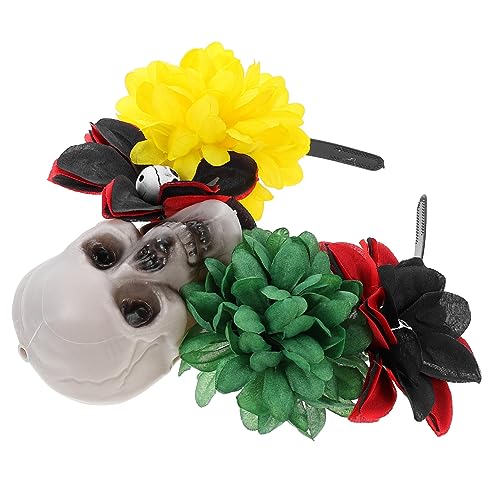 BESTYASH Halloween Haarschmuck Damen Flower Haargirlande Stilvolles Kopfschmuck für Tag Toten für Karneval Kostüm Events und Cosplay Partys BESTYASH Halloween Haarschmuck Damen Flower Haargirlande Stilvolles Kopfschmuck für Tag Toten für Karneval Kostüm Events und Cosplay Partys von BESTYASH