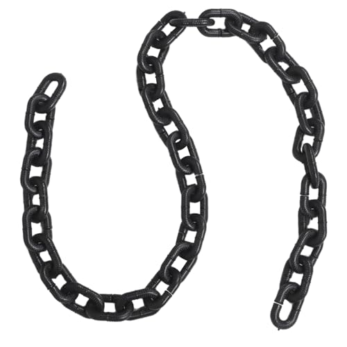 BESTYASH Halloween-Kettendekorationen Halloween Requisiten Halloween Dekoration Halloween Kette Halloween wirft Karneval Requisiten Ketten Halloween-Requisite Filmrequisiten Plastik Black von BESTYASH