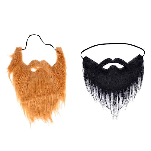 BESTYASH Gesichtsbart 2-teilig Aus Nylon Halloween Fake Und Augenbrauen Für Karnevalsparty BESTYASH Gesichtsbart 2-teilig Aus Nylon Halloween Fake Und Augenbrauen Für Karnevalsparty von BESTYASH