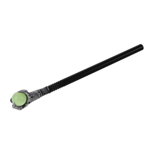 BESTYASH Halloween-Kostüm-Requisiten Stütze Drachen-Gehstock Halloween-Cosplay-Requisiten gehen Festival Halloween Dekoration Cosplay-Dekoration dekorative Anzieh-Requisite Plastik Silver von BESTYASH