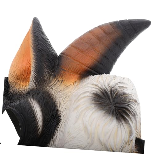 BESTYASH Halloween Kuh aus Atmungsaktivem Material für Erwachsene Halbgesichts kuhkopf Tiergesichtmaske Vielseitig Einsetzbar für Karneval Cosplay Maskerade und Bühnenauftritte von BESTYASH