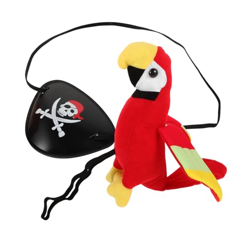 BESTYASH Halloween Piratenkostüm Teiliges Set mit Piratenpapagei Schulterdekoration und Piratenkopftuch Kindergeburtstag Piratenparty Zubehör Augenklappe und Cosplay Accessoire BESTYASH Halloween Piratenkostüm Teiliges Set mit Piratenpapagei Schulterdekoration und Piratenkopftuch Kindergeburtstag Piratenparty Zubehör Augenklappe und Cosplay Accessoire von BESTYASH