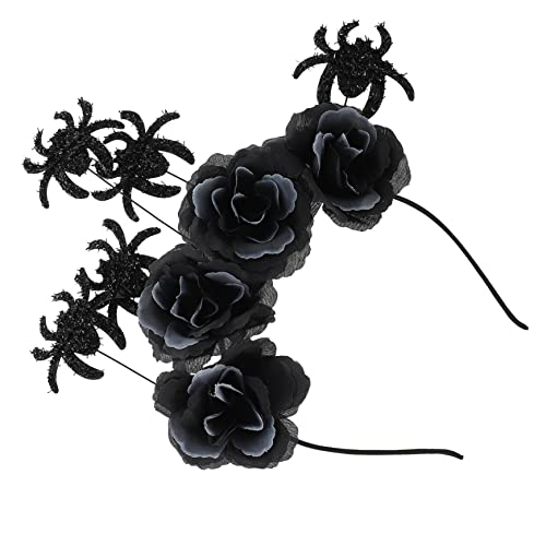BESTYASH Halloween Spinnen Haarreif Cosplay Kopfschmuck Party Zubehör Schwarz Stilvolles Halloween Kostüm Accessoire für Damen Bequemes Spinnen Netz Stirnband für Gruselige Mottopartys BESTYASH Halloween Spinnen Haarreif Cosplay Kopfschmuck Party Zubehör Schwarz Stilvolles Halloween Kostüm Accessoire für Damen Bequemes Spinnen Netz Stirnband für Gruselige Mottopartys von BESTYASH