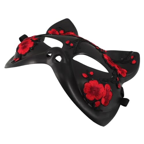 BESTYASH Halloween Tiermaske Fox Cosplay Maske aus Leichtem Kunststoff Halbes Gesicht Katzen und Fuchsmotiv Wiederverwendbar für Halloween Karneval Maskerade und Kostümpartys Geeignet BESTYASH Halloween Tiermaske Fox Cosplay Maske aus Leichtem Kunststoff Halbes Gesicht Katzen und Fuchsmotiv Wiederverwendbar für Halloween Karneval Maskerade und Kostümpartys Geeignet von BESTYASH