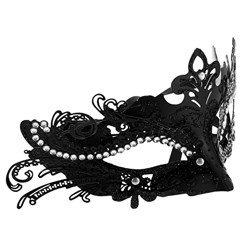 BESTYASH Halloween-maske Maskerade-gesichtsabdeckung Masken Erwachsene Silberne Maske Maskerade Party Für Frauen Maskerade Kostüm Augenabdeckung Frauen Maskerade Karikatur Black Plastik BESTYASH Halloween-maske Maskerade-gesichtsabdeckung Masken Erwachsene Silberne Maske Maskerade Party Für Frauen Maskerade Kostüm Augenabdeckung Frauen Maskerade Karikatur Black Plastik von BESTYASH