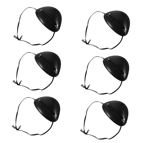 BESTYASH Halloween-party-zubehör 6 Stück Piraten-augenklappen Cosplay-augenmasken Maskenball-masken Leicht Atmungsaktiv Einfach Zu Tragen von BESTYASH
