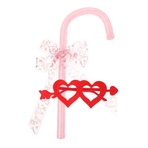 BESTYASH Halloween und Valentinstag Bowknot Cane mit Herzpfeil Sonnenbrille Leichte Party Requisiten für Kostümrollen Tanz und Festliche Feiern Einheitliche von BESTYASH