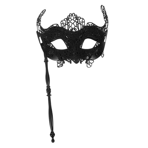 BESTYASH Cosplay Maske Für Frauen Handgefertigte Halbmaske Mit Stab Für Halloween Karneval Maskenball Und Cosplay-veranstaltungen Einzigartiges Design Für Unvergessliche Partymomente BESTYASH Cosplay Maske Für Frauen Handgefertigte Halbmaske Mit Stab Für Halloween Karneval Maskenball Und Cosplay-veranstaltungen Einzigartiges Design Für Unvergessliche Partymomente von BESTYASH