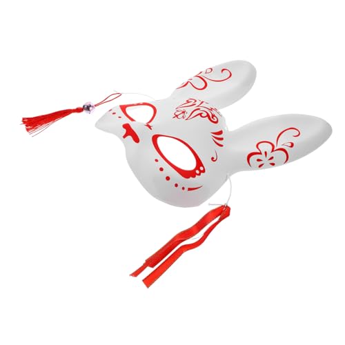 BESTYASH Dekorative Tier-halbmasken Aus Kunststoff Für Halloween Elegante Maske Für Maskerade Und Kostümpartys Detailreiche Fuchsmaske Für Erwachsene von BESTYASH