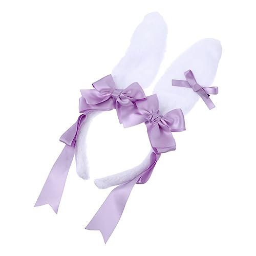 BESTYASH Hasenohren Haarreif mit Großem Flauschigem Schleifen Bow Leichtes und Formstabiles Bunny Ohr Stirnband für Damen Party Accessoire für Ostern Halloween Cosplay und Fotoshootings BESTYASH Hasenohren Haarreif mit Großem Flauschigem Schleifen Bow Leichtes und Formstabiles Bunny Ohr Stirnband für Damen Party Accessoire für Ostern Halloween Cosplay und Fotoshootings von BESTYASH