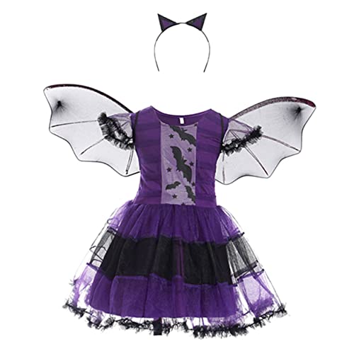 BESTYASH Hexen Cape Halloween Kostüm Rollenspielset Für Mädchen Cosplay Zubehör Für Halloween Feste Und Karneval von BESTYASH