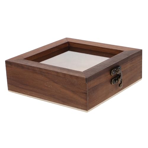 BESTYASH Holzschatulle mit Deckel Staubdichte Aufbewahrungsbox für Getrocknete Blumen und Insekten Langlebige Ausstellungsbox aus Hartholz Rechteckige Sammlerbox für Schmetterlinge BESTYASH Holzschatulle mit Deckel Staubdichte Aufbewahrungsbox für Getrocknete Blumen und Insekten Langlebige Ausstellungsbox aus Hartholz Rechteckige Sammlerbox für Schmetterlinge von BESTYASH