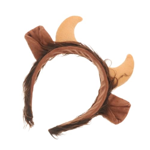 BESTYASH Hornkopfband mit Tierischem Design Lustiger Cattle Ear Haarreif für Kostümpartys und Fotorequisiten für Halloween und Cosplay Events Angenehm für Altersgruppen BESTYASH Hornkopfband mit Tierischem Design Lustiger Cattle Ear Haarreif für Kostümpartys und Fotorequisiten für Halloween und Cosplay Events Angenehm für Altersgruppen von BESTYASH