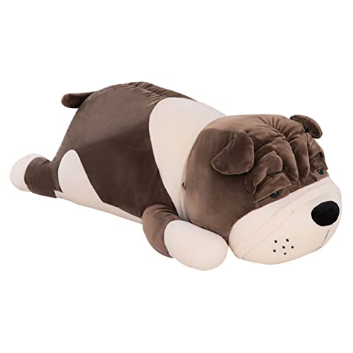 BESTYASH Hundeform Plüschkissen Kreatives Cartoon Wurfkissen für Kuscheltier und Dekoration für Schlafzimmer und Wohnzimmer Tiefbraun zu Besonderen BESTYASH Hundeform Plüschkissen Kreatives Cartoon Wurfkissen für Kuscheltier und Dekoration für Schlafzimmer und Wohnzimmer Tiefbraun zu Besonderen von BESTYASH