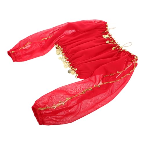 BESTYASH Kostüme Für Damen Bühnentanz Oberteil Mit Ärmeln Tänzerin Performance Weicher Stoff Handwerkskunst Für Stammesshows BESTYASH Kostüme Für Damen Bühnentanz Oberteil Mit Ärmeln Tänzerin Performance Weicher Stoff Handwerkskunst Für Stammesshows von BESTYASH