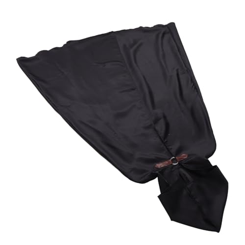BESTYASH Kapuzenumhang Kapuzenmantel Umhang Mit Kapuze Damen Mittelalterlicher Herrenmantel Halloween-umhang Herrenmantel Mit Kapuze Herren Umhang Mittelalterlicher Mantel Polyester Black von BESTYASH