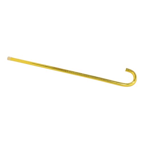 BESTYASH Kindertanz-Requisiten Stock-Requisite Für Cosplay Bauchtanzstock Tanzstöcke Zeigen Rohrstock Tanzstock-Requisite Gehstöcke Für Frauen Stock Für Halloween Wanderer Golden PVC von BESTYASH