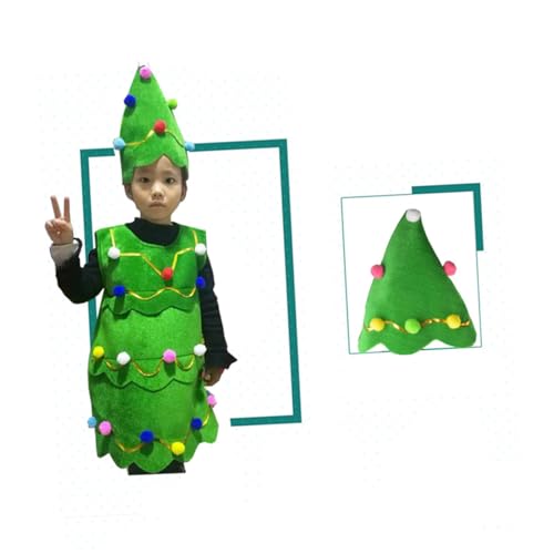 BESTYASH weihnachten verkleiden kinder Weihnachtsbaum Tutu Baum Kostüm Kleider weihnachtsbaum anzug Weihnachtsmütze und Kleid Erwachsener Performance-Kostüm Kostüme Kleidung Fräulein von BESTYASH