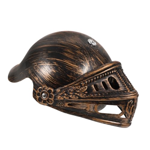 BESTYASH Vintage Junge Mädchen Helm Mittelalterliche Soldatenkostüm Mütze Für Cosplay Und Festlichkeiten Leicht Atmungsaktiv Für Römische Themenpartys Und Historische Anlässe von BESTYASH