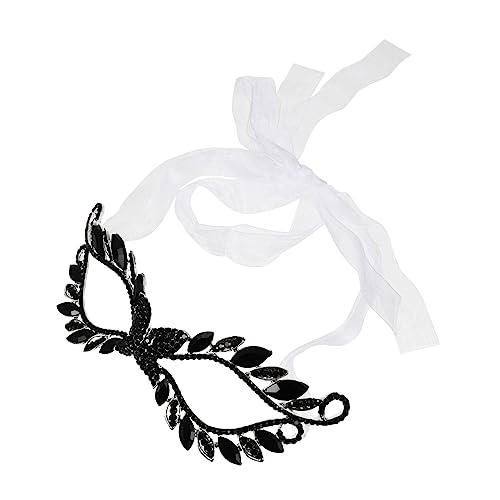 BESTYASH Rhinestone Masquerade Maske Für Damen Elegante Halbmaske Für Halloween Und Karneval Kostümverzierung Für Festliche Anlässe von BESTYASH