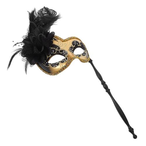 BESTYASH Masquerade Maske Mit Stick Aus Plume Für Damen Handheld Karnevalsmaske Für Halloween Kostümparty Und Cosplay Events Elegante Augenmaske Für Unvergessliche Fotos Und Auftritte BESTYASH Masquerade Maske Mit Stick Aus Plume Für Damen Handheld Karnevalsmaske Für Halloween Kostümparty Und Cosplay Events Elegante Augenmaske Für Unvergessliche Fotos Und Auftritte von BESTYASH