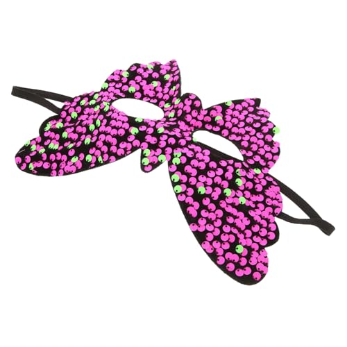 BESTYASH Maskerade Halloween- Attrappen Weihnachtsmaske Schmetterlingsmaske Dochthalter Für Kerzenherstellung Weiche Abschlussball Cosplay Gesicht Rosy Plastik von BESTYASH