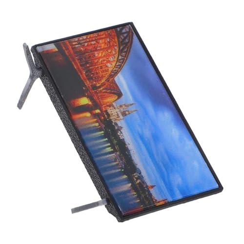 BESTYASH Miniatur Fernseher für Puppenhaus Realistische LCD Dekoration Robustes Zubehör für Kreative Szenen Tiny Houses für Wohnzimmer und Fantasievolles BESTYASH Miniatur Fernseher für Puppenhaus Realistische LCD Dekoration Robustes Zubehör für Kreative Szenen Tiny Houses für Wohnzimmer und Fantasievolles von BESTYASH