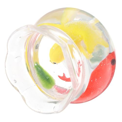 BESTYASH Miniaturer Koi Fisch Tank Dekoration mit Tierfiguren Aquarium Zubehör für Puppenhäuser und Miniaturlandschaften Lebensechte Gestaltung Kompakt und Pflegeleicht für Kreative von BESTYASH