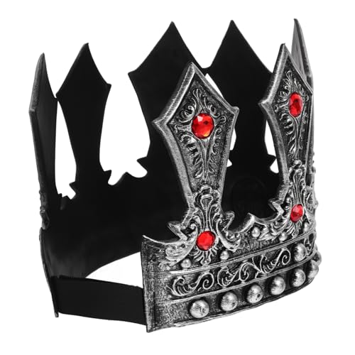 BESTYASH Mittelalterliche Königskrone mit Verstellbarem Riemen Leichte Prinzenkrone für Herren und Jungen Vielseitiges Kostümzubehör für Geburtstage Cosplay Halloween und Festliche Anlässe BESTYASH Mittelalterliche Königskrone mit Verstellbarem Riemen Leichte Prinzenkrone für Herren und Jungen Vielseitiges Kostümzubehör für Geburtstage Cosplay Halloween und Festliche Anlässe von BESTYASH