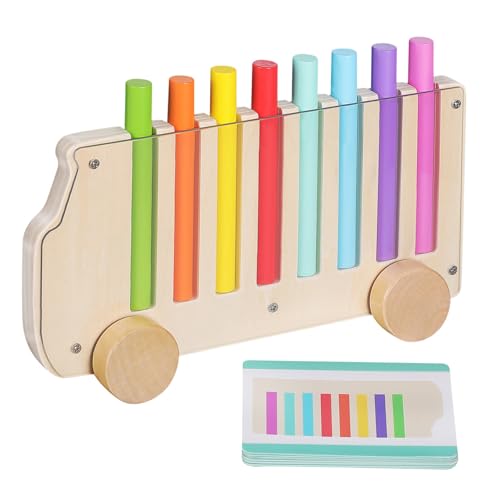 BESTYASH Montessori Holzspielzeug Farbzuordnung für Kleinkinder Buntes Lernspielzeug aus Robustem Holz Konzentration Visueller Entwicklung und Sozialem Spiel BESTYASH Montessori Holzspielzeug Farbzuordnung für Kleinkinder Buntes Lernspielzeug aus Robustem Holz Konzentration Visueller Entwicklung und Sozialem Spiel von BESTYASH