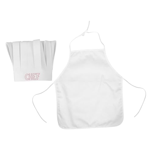 BESTYASH Neugeborenen Kochkostüm Monate Babyfotografie Outfit Chef-motiv Kochschürze und Mütze Babykleidung für Fotoshootings und Familienfeiern von BESTYASH