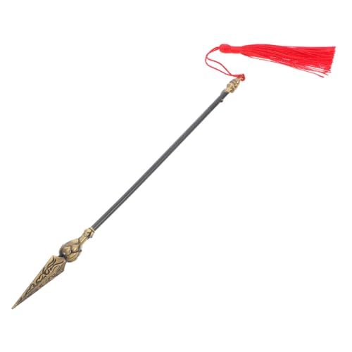 BESTYASH Nezha Model Cosplay-Spielzeugfeuerlanze Üben Cosplay Fire Speed Lance Toy mit Feuerspitzen Partyspiel- Sammelspiel, Zinklegierung Black BESTYASH Nezha Model Cosplay-Spielzeugfeuerlanze Üben Cosplay Fire Speed Lance Toy mit Feuerspitzen Partyspiel- Sammelspiel, Zinklegierung Black von BESTYASH