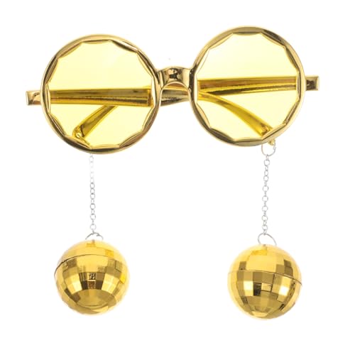 BESTYASH Partybrille Disco Party Lustige Brille Für Erwachsene Disco Sonnenbrille Für Erwachsene Discokugel Zubehör Disco Zubehör Damen Discokugel Brille Festival Sonnenbrille Golden BESTYASH Partybrille Disco Party Lustige Brille Für Erwachsene Disco Sonnenbrille Für Erwachsene Discokugel Zubehör Disco Zubehör Damen Discokugel Brille Festival Sonnenbrille Golden von BESTYASH
