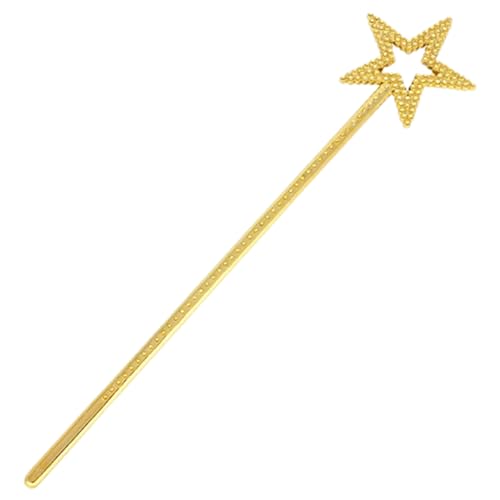 BESTYASH Pentagramm-zauberstab Hexenkostüm Für Fee Für Mädchen Realistisch Zauberstab Leuchten Blasen Für Kostüm Für Mädchen Feenflügel Figuren Überzug Golden BESTYASH Pentagramm-zauberstab Hexenkostüm Für Fee Für Mädchen Realistisch Zauberstab Leuchten Blasen Für Kostüm Für Mädchen Feenflügel Figuren Überzug Golden von BESTYASH